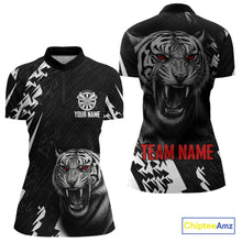 Load image into Gallery viewer, Dark Lion Dartboard Women's Darts Quarter-Zip Shirt - Custom Name For Players NYN0744