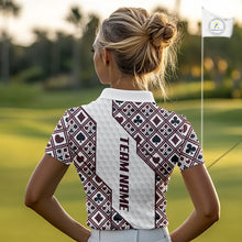 Load image into Gallery viewer, Women Poker Pattern Golf Clothing Golf Shirt Funny Custom Men Golf Top, Best Golf Gifts For Golfer NYN2938