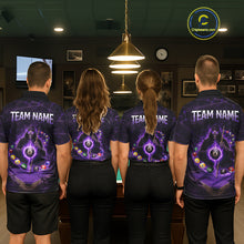 Load image into Gallery viewer, Grunge Grim Reaper Billiard Pool Women Billiard Shirts Custom Flame 8 Ball Pool Billiard Team Jerseys NYN3015
