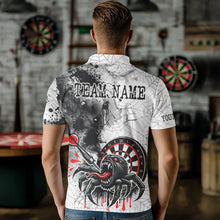 Load image into Gallery viewer, Personalized Dripping Black And Red Spider Dart Shirts For Men, Custom Dart Jerseys NYN0009