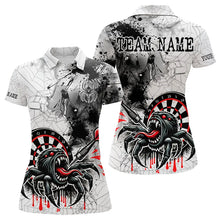 Load image into Gallery viewer, Personalized Dripping Black And Red Spider Dart Shirts For Women, Custom Dart Jerseys NYN0009