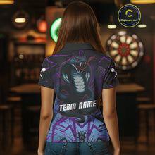 Load image into Gallery viewer, Fierce Cobra Multi Color Grunge Women's Dart Shirt - Custom Name For Darts Jersey NYN0456
