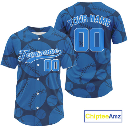 Personalized Baseball Jersey For Men Custom Trendy Baseball Shirt With Name Number NYN0894