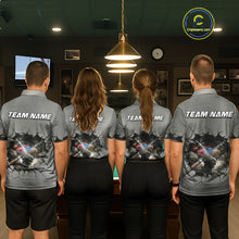 Load image into Gallery viewer, Funny Tornado Grey Billiard Ball Shirt For Men Personalized Thunder 8 Ball Pool Team Jersey NYN2985