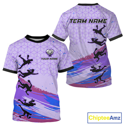 Custom Brush Purple Pickleball League Jerseys Pickleball Paddle League Shirts For Men NYN2134