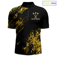 Load image into Gallery viewer, Personalized Funny Beer Cheer And Play Darts Polo &amp; 1/4-Zip Shirt For Men Beers Dart Team Jerseys NYN2946
