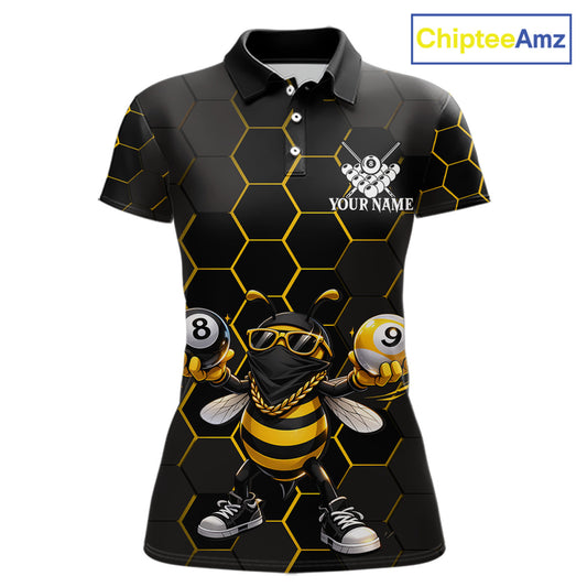 Hexagon Funny Thief-Bee 8 Ball And 9 Ball Women Billiard Pool Jersey Custom Billiard Team Appeal NYN2760