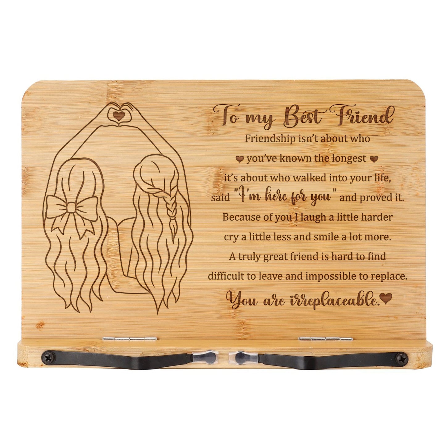 Best Friend Gifts for Women Book Stand Friend Woman Birthday, Christmas Gifts for Friend