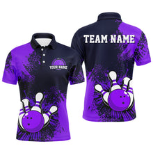 Load image into Gallery viewer, Personalized Men's Bowling Shirts Bowling Jersey Polo Bowling Performance QZT497
