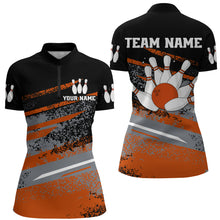 Load image into Gallery viewer, Personalized Women's Bowling Jersey Quarter Zip Bowling Team Shirts Bowling Gifts QZT501