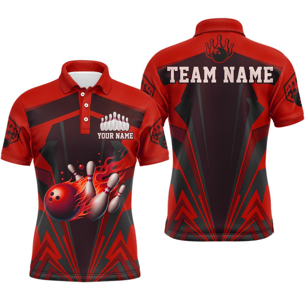 Personalized Bowling Shirts for Men Polo Bowling Jersey Camo Bowling Uniform QZT428