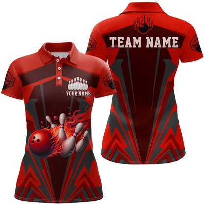 Personalized Bowling Shirts for Women Polo Bowling Jersey Camo Bowling Uniform QZT428