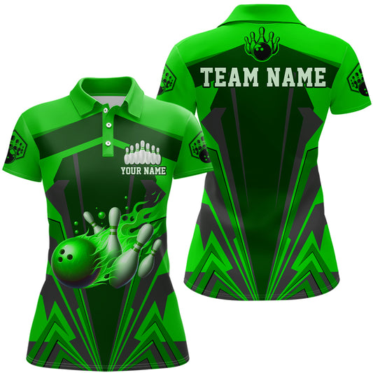 Personalized Bowling Shirts for Women Polo Bowling Jersey Camo Bowling Uniform QZT428