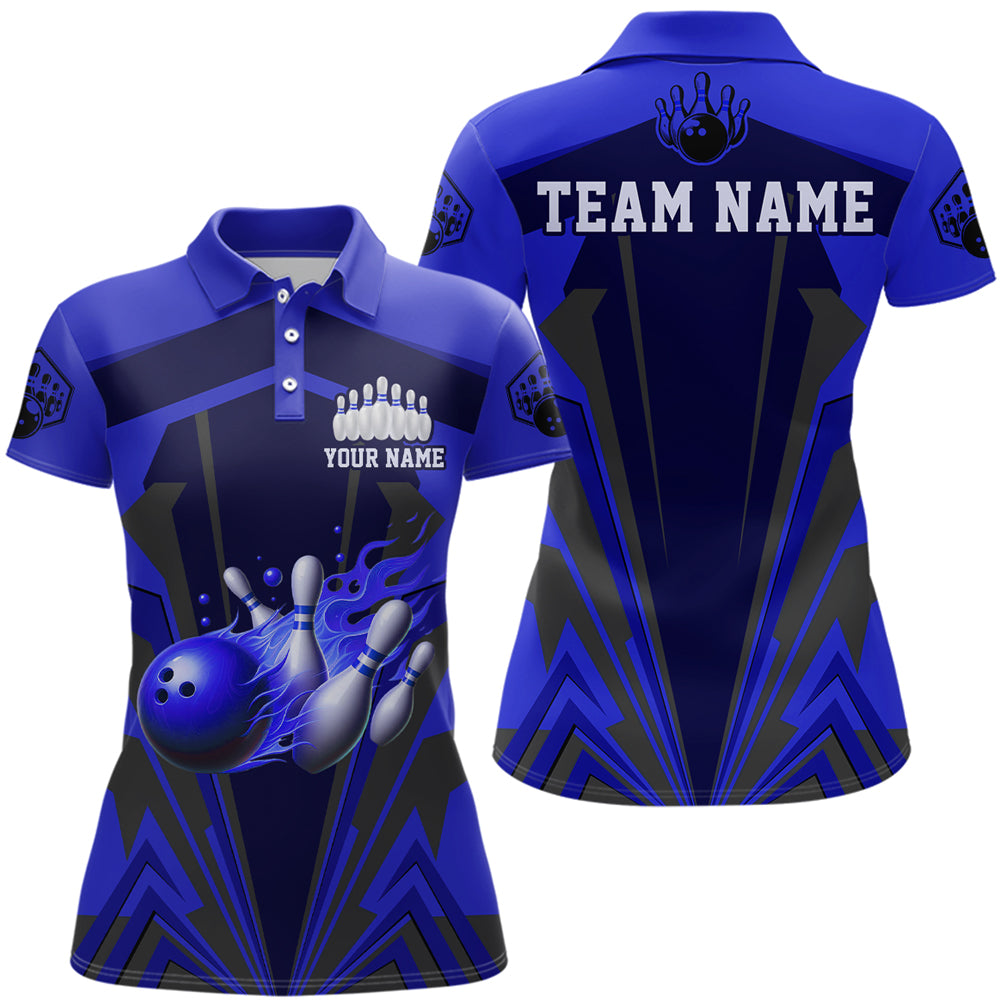Personalized Bowling Shirts for Women Polo Bowling Jersey Camo Bowling Uniform QZT428