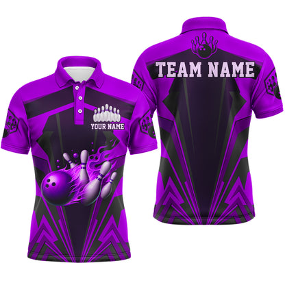 Personalized Bowling Shirts for Men Polo Bowling Jersey Camo Bowling Uniform QZT428