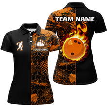 Load image into Gallery viewer, Bowling Polo Shirt Bowling Jersey for Women Bowling Team League QZT287