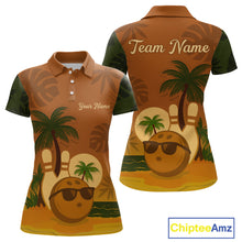 Load image into Gallery viewer, Summer Bowling Shirt for Men and Women Bowling Team League Polo Gift for Bowlers QZT698