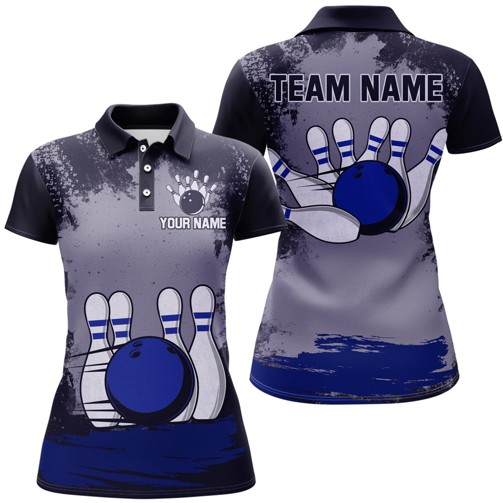 Personalized Bowling Team Shirts Multicolor Women's Bowling Shirt Polo Bowling Gifts QZT490