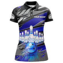 Load image into Gallery viewer, Personalized Bowling Shirt for Women Bowling Jersey with Name Team Name Polo Shirt Unisex QZT267