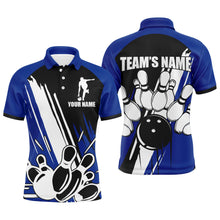 Load image into Gallery viewer, Bowling Polo Shirt for Men Custom Bowling Team Shirt Bowlers Jersey QZT16