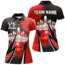 Load image into Gallery viewer, Personalized Bowling Shirts for Women Bowling Team Jersey Polo Bowling Shirt QZT440