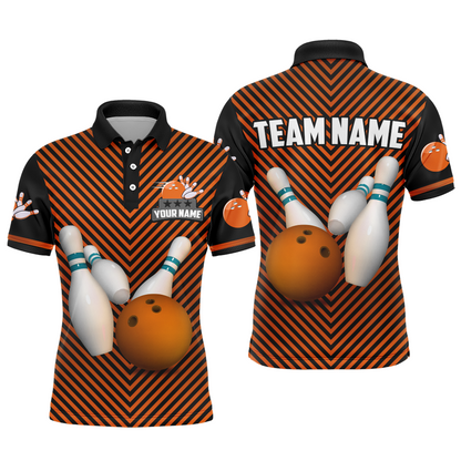 Personalized Bowling Shirt for Men Polo Bowling Jersey Bowling Team League QZT239