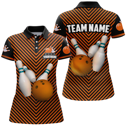 Personalized Bowling Shirt for Women Polo Bowling Jersey Bowling Team League QZT239