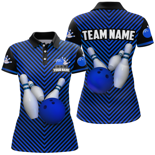 Personalized Bowling Shirt for Women Polo Bowling Jersey Bowling Team League QZT239