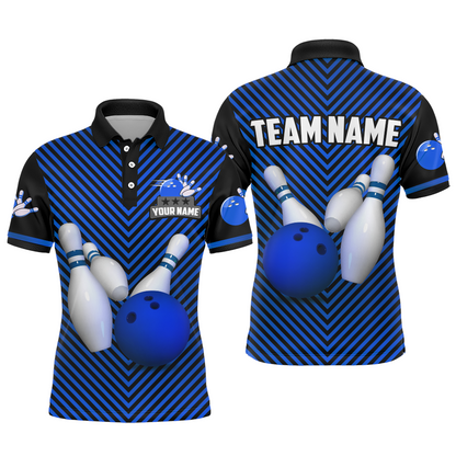 Personalized Bowling Shirt for Men Polo Bowling Jersey Bowling Team League QZT239