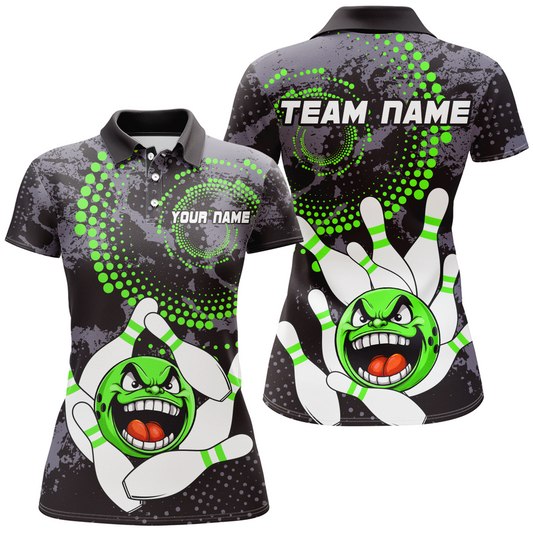Personalized Bowling Shirts for Women Polo Camo Bowling Jersey Bowling Team League QZT446