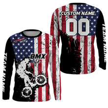 Load image into Gallery viewer, American Bicycle Jersey UPF30+ Patriotic BMX Racing Off-Road Adult&amp;Kid BMX Life Jersey| LUT01