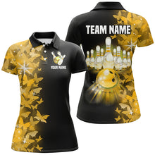 Load image into Gallery viewer, Yellow Butterfly Bowling Polo Shirts For Men Women Custom Bowling Jersey Team BDT505