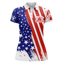 Load image into Gallery viewer, Personalized Bowling Jersey For Women American Bowling Shirt Team Custom Bowling Polo Shirt BDT307