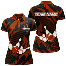 Load image into Gallery viewer, Bowling Jerseys For Women Custom Bowling Polo Shirt Team League Bowling Shirts BDT326