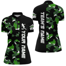Load image into Gallery viewer, Camo Bowling Quarter-Zip Shirt For Men And Women Personalized Bowling Jerseys Team BDT446