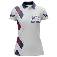 Load image into Gallery viewer, I Don't Give A Split Bowling Polo Shirt Women Custom American Bowling Jersey BDT276