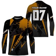 Load image into Gallery viewer, Dirt Bike Jersey Men Kid Women UPF30+ Custom Orange MX Riding Shirt Extreme Motocross Off-Road PDT605