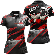 Load image into Gallery viewer, Bowling Polo Shirt For Women Bowling Team League Jersey Custom Bowling Shirt BDT268