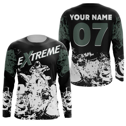 Personalized ATV Motocross Jersey Men Kid UPF30+ Extreme Quad Bike Off-Road Jersey ATV Racing Shirt PDT650
