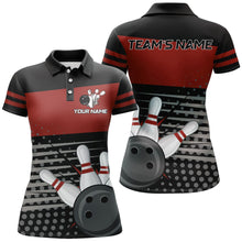 Load image into Gallery viewer, Bowling Polo Shirts For Women Bowling Team Jersey Custom Bowling Shirt BDT221