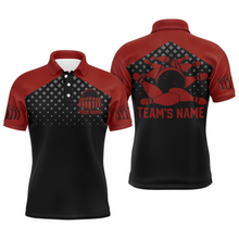 Load image into Gallery viewer, Custom Bowling Shirts With Name Bowling Team Jersey For Men Bowling Polo Shirt League BDT329