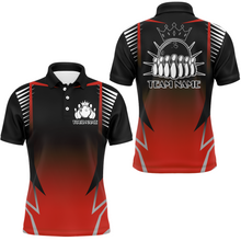 Load image into Gallery viewer, Custom Bowling Polo Shirt For Men Bowling Team Jersey Personalized Bowling Shirts BDT345