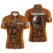 Load image into Gallery viewer, Personalized Camo Bowling Jersey Men Bowling Team Shirt Custom Bowling Polo Shirt BDT327