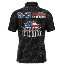Load image into Gallery viewer, American Bowling Shirts Men Custom Bowling Polo Shirt Team League Bowling Jerseys BDT348