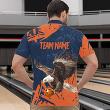 Load image into Gallery viewer, Custom Eagle Bowling Shirts Bowling Jersey for Men Women and Team Personalized MBL73