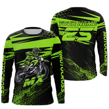 Load image into Gallery viewer, Green Motocross Racing Jersey Upf30+ Dirt Bike Shirt Motorcycle Off-Road MX Jersey XM290