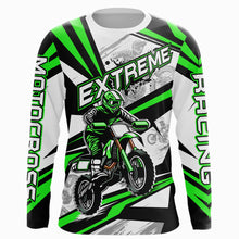 Load image into Gallery viewer, Green Dirt Bike Racing Jersey Upf30+ Motocross Shirt Men Kid Women Off-Road Jersey XM279