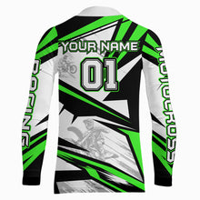 Load image into Gallery viewer, Green Dirt Bike Racing Jersey Upf30+ Motocross Shirt Men Kid Women Off-Road Jersey XM279