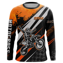Load image into Gallery viewer, Dirt Bike MX Racing Jersey Orange Upf30+ Motocross Shirt Women Kid Off-Road Shirt XM280