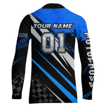 Load image into Gallery viewer, Dirt Bike MX Racing Jersey Blue Upf30+ Motocross Shirt Women Kid Off-Road Shirt XM280